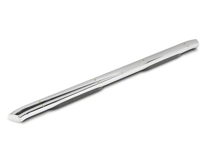Barricade E-Series 5-Inch Oval Bent End Side Step Bars; Stainless Steel (20-25 Sierra 2500 HD Crew Cab)