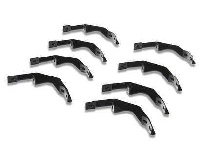 Barricade E-Series 5-Inch Oval Bent End Side Step Bars; Stainless Steel (20-25 Sierra 2500 HD Crew Cab)