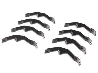 Barricade E-Series 5-Inch Oval Straight Side Step Bars; Black (20-25 Sierra 2500 HD Crew Cab)