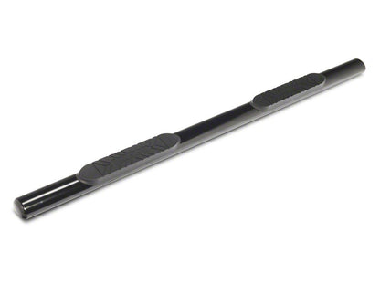 Barricade E-Series Oval Straight Side Step Bars; Black (20-25 Sierra 2500 HD Crew Cab)