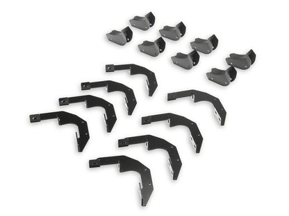 Barricade I4 Running Boards; Textured Black (20-25 Sierra 2500 HD Crew Cab)
