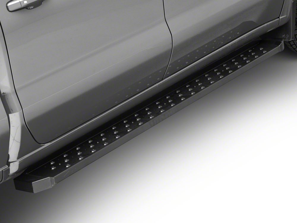 Barricade Rattler Running Boards; Black (20-25 Sierra 2500 HD Crew Cab)
