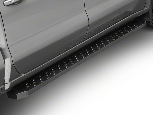 Barricade Rattler Running Boards; Black (20-25 Sierra 2500 HD Crew Cab)