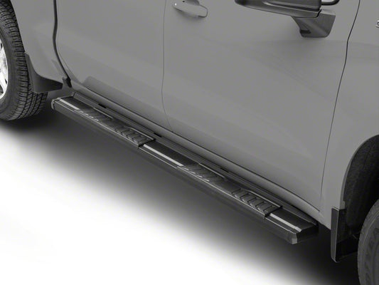 Barricade S6 Running Boards; Black (20-25 Sierra 2500 HD Crew Cab)