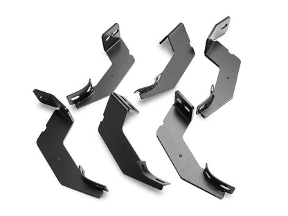 Barricade T4 Side Step Bars; Black (20-25 Sierra 2500 HD Double Cab)