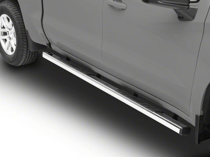 Barricade T4 Side Step Bars; Stainless Steel (20-25 Sierra 2500 HD Crew Cab)