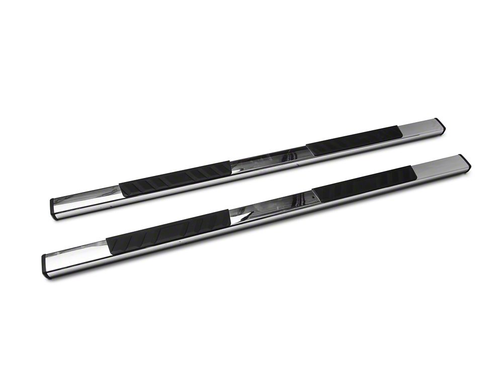 Barricade T4 Side Step Bars; Stainless Steel (20-25 Sierra 2500 HD Crew Cab)