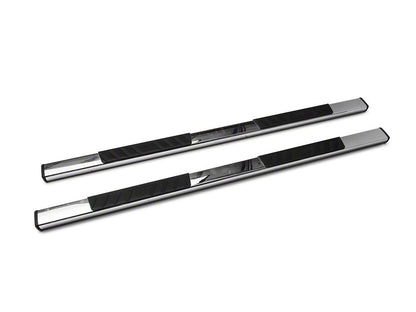 Barricade T4 Side Step Bars; Stainless Steel (20-25 Sierra 2500 HD Crew Cab)