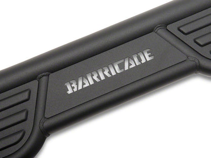 Barricade Formed HD Running Boards; Textured Black (20-25 Sierra 2500 HD Crew Cab)