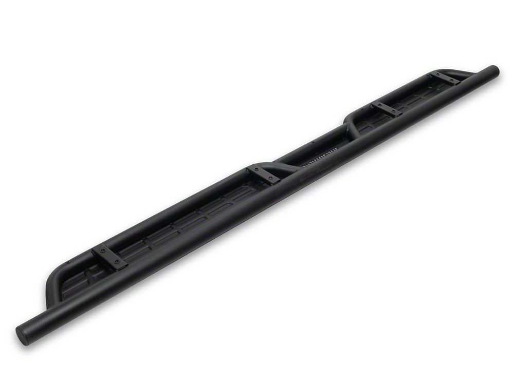 Barricade Formed HD Running Boards; Textured Black (20-25 Sierra 3500 HD Double Cab)
