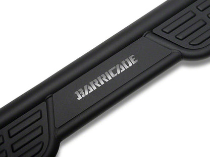 Barricade Formed HD Running Boards; Textured Black (20-25 Sierra 3500 HD Double Cab)
