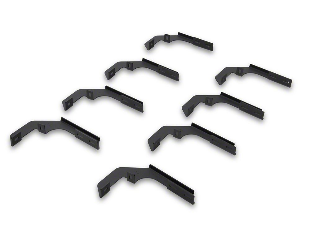 Barricade Formed HD Running Boards; Textured Black (20-25 Sierra 3500 HD Double Cab)