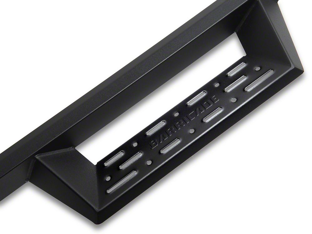 Barricade Canyon Drop Steps; Textured Black (07-19 Sierra 2500 HD Crew Cab)