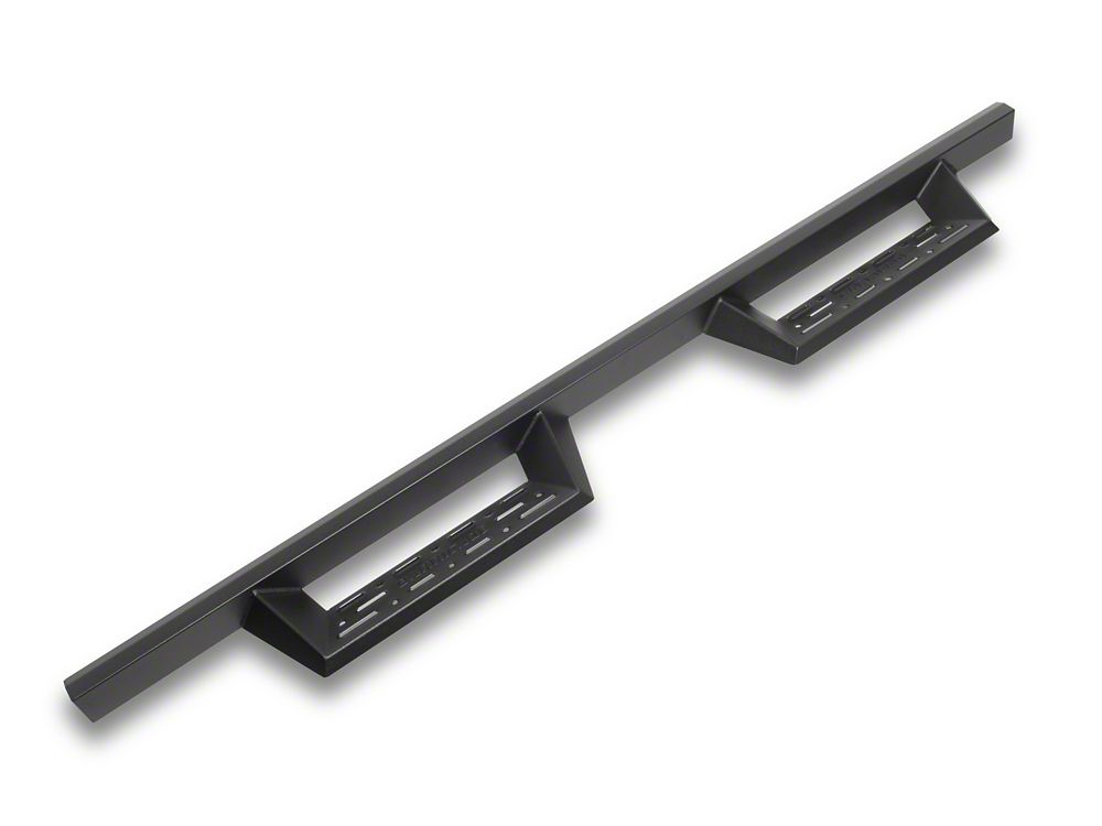 Barricade Canyon Drop Steps; Textured Black (07-19 Sierra 3500 HD Extended/Double Cab)