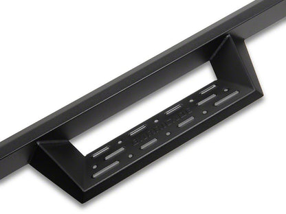 Barricade Canyon Drop Steps; Textured Black (07-19 Sierra 3500 HD Extended/Double Cab)