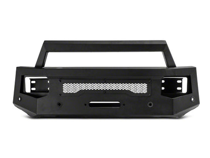 Barricade HD Stubby Front Bumper with Winch Mount and 20-Inch Single Row LED Light Bar (13-18 RAM 2500)