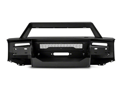 Barricade HD Stubby Front Bumper with Winch Mount and 20-Inch Single Row LED Light Bar (13-18 RAM 2500)
