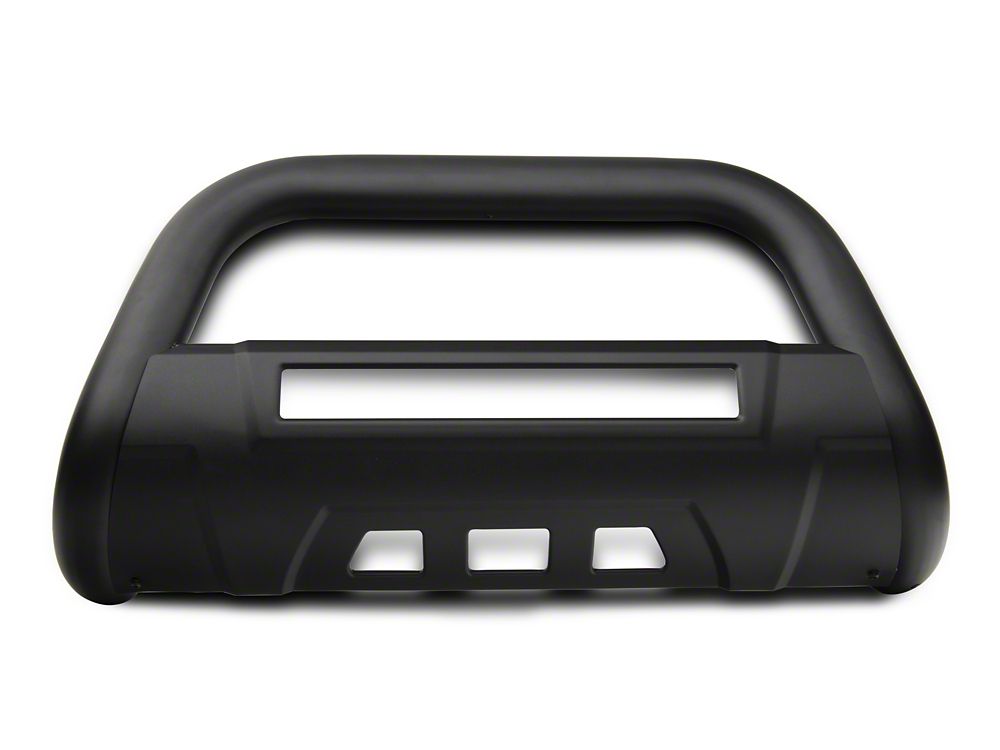 Barricade 3.50-Inch Bull Bar with Skid Plate and 20-Inch LED Light Bar; Textured Black (10-18 RAM 2500)