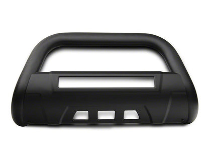 Barricade 3.50-Inch Bull Bar with Skid Plate and 20-Inch LED Light Bar; Textured Black (10-18 RAM 2500)