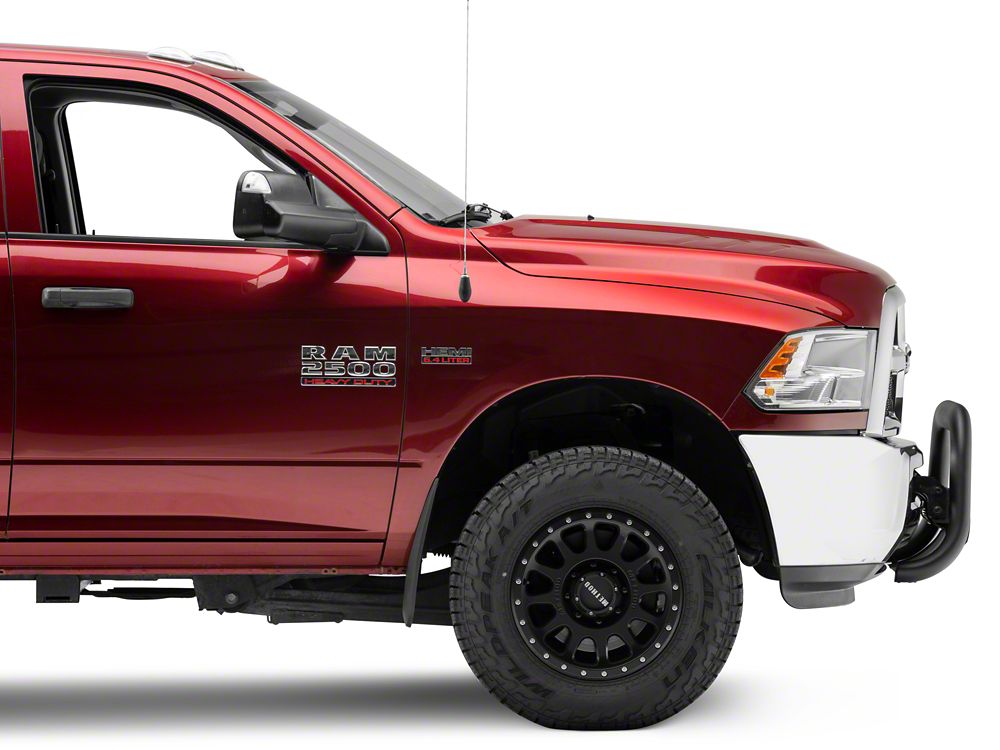 Barricade 3.50-Inch Bull Bar with Skid Plate and 20-Inch LED Light Bar; Textured Black (10-18 RAM 2500)
