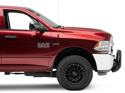 Barricade 3.50-Inch Bull Bar with Skid Plate and 20-Inch LED Light Bar; Textured Black (10-18 RAM 2500)