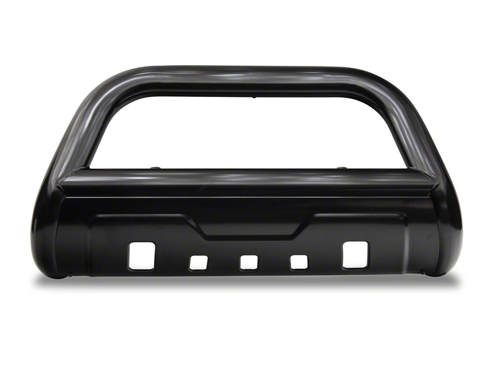 Barricade 3.50-Inch Oval Bull Bar with Skid Plate; Black (10-18 RAM 2500)