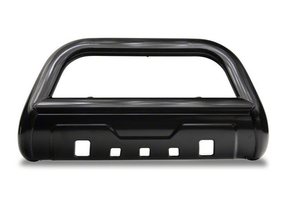 Barricade 3.50-Inch Oval Bull Bar with Skid Plate; Black (10-18 RAM 2500)