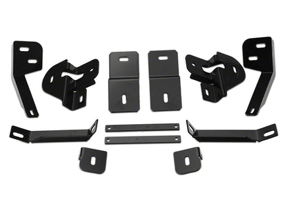 Barricade 3-Inch Side Step Bars; Gloss Black (10-24 RAM 2500 Mega Cab)