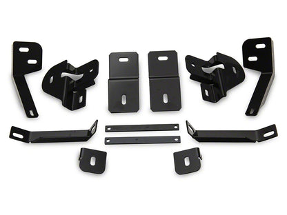 Barricade 4-Inch Oval Bent End Side Step Bars; Stainless Steel (10-24 RAM 2500 Mega Cab)
