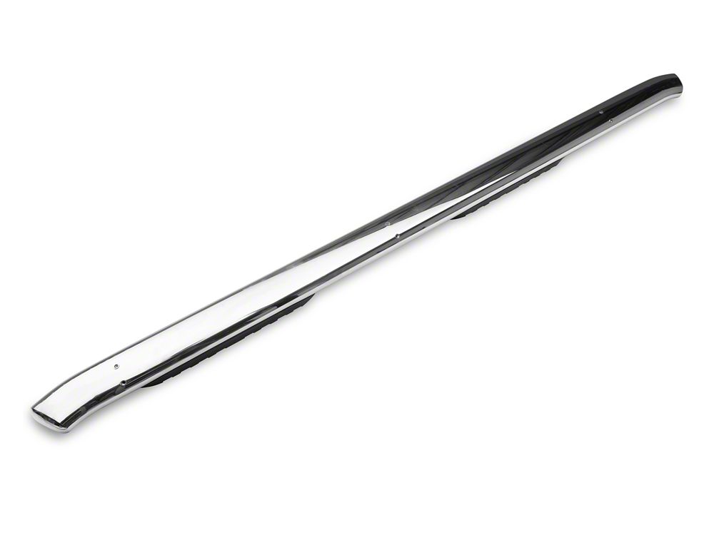 Barricade 5-Inch Oval Bent End Side Step Bars; Stainless Steel (10-24 RAM 2500 Mega Cab)