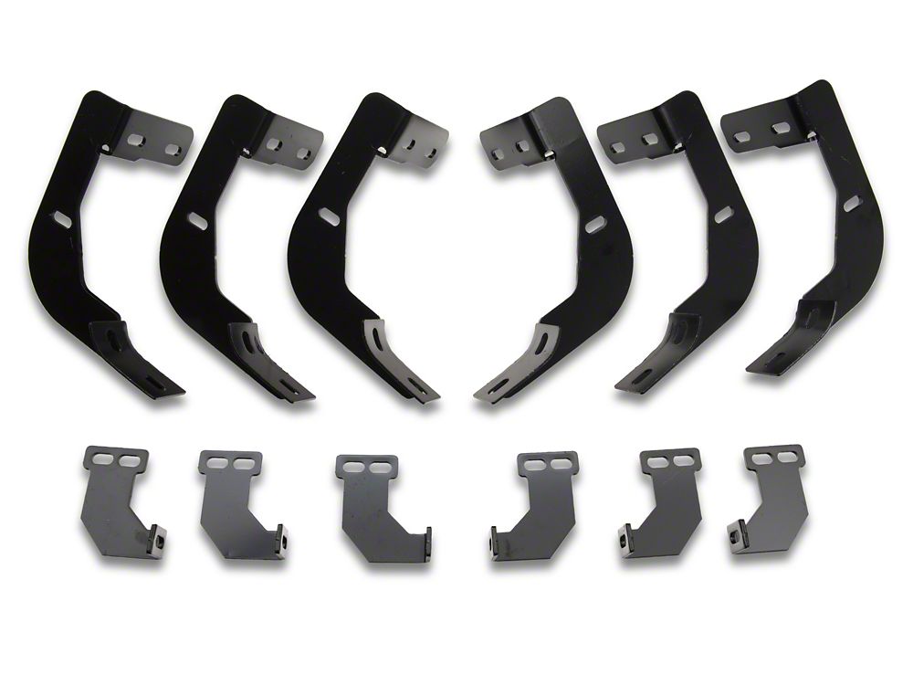 Barricade 5-Inch Oval Bent End Side Step Bars; Stainless Steel (10-24 RAM 2500 Mega Cab)