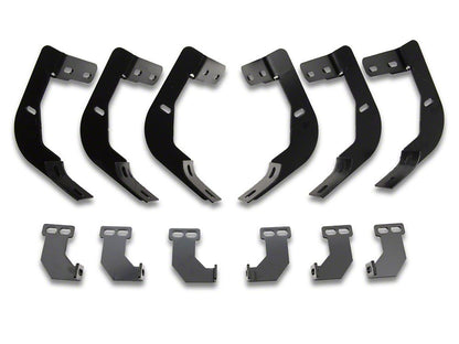Barricade 5-Inch Oval Bent End Side Step Bars; Stainless Steel (10-24 RAM 2500 Mega Cab)