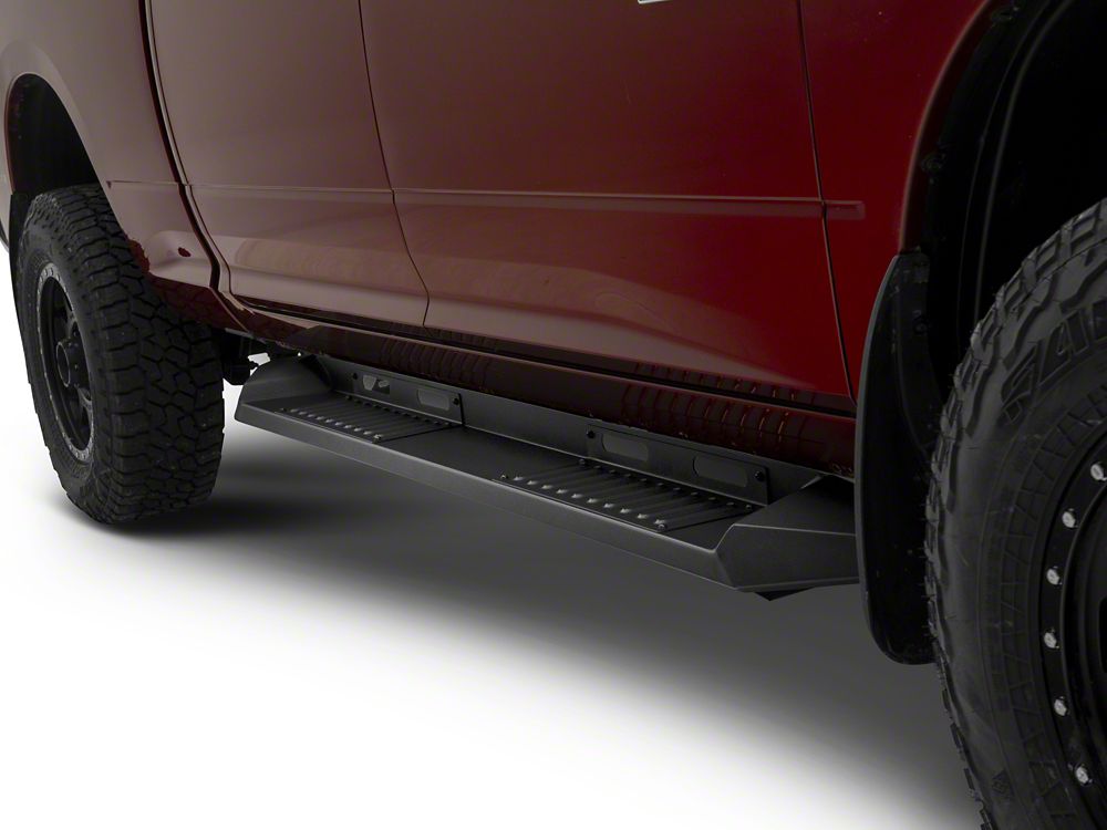 Barricade Steel Running Boards; Black (10-24 RAM 2500 Crew Cab)