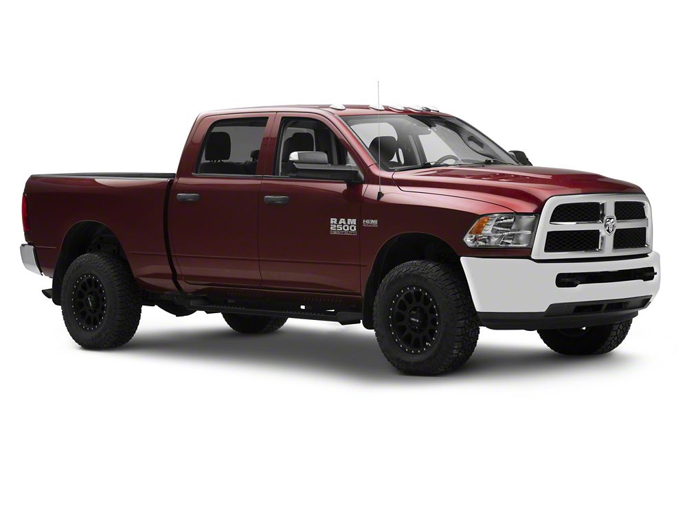 Barricade Steel Running Boards; Black (10-24 RAM 2500 Crew Cab)