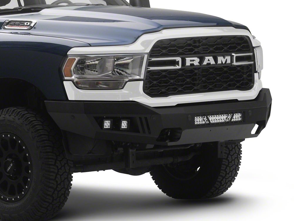 Barricade HD Front Bumper with LED Fog Lights and 20-Inch LED Light Bar (19-26 RAM 2500)