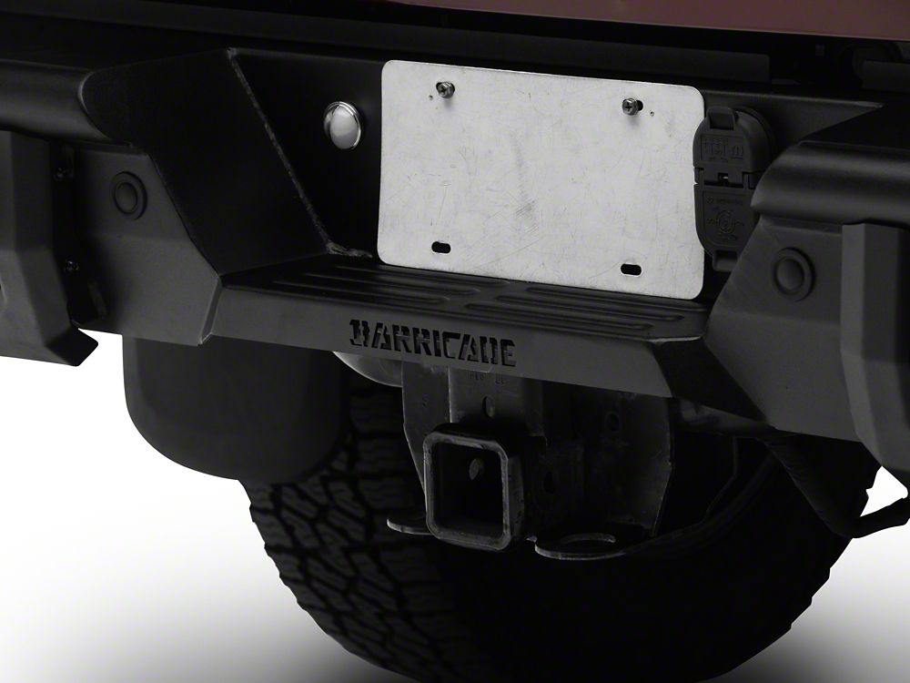 Barricade HD4 Tubular Rear Bumper with LED Fog Lights (10-18 RAM