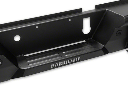 Barricade HD4 Tubular Rear Bumper with LED Fog Lights (19-26 RAM 3500)