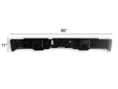 Barricade HD4 Tubular Rear Bumper with LED Fog Lights (19-26 RAM 3500)