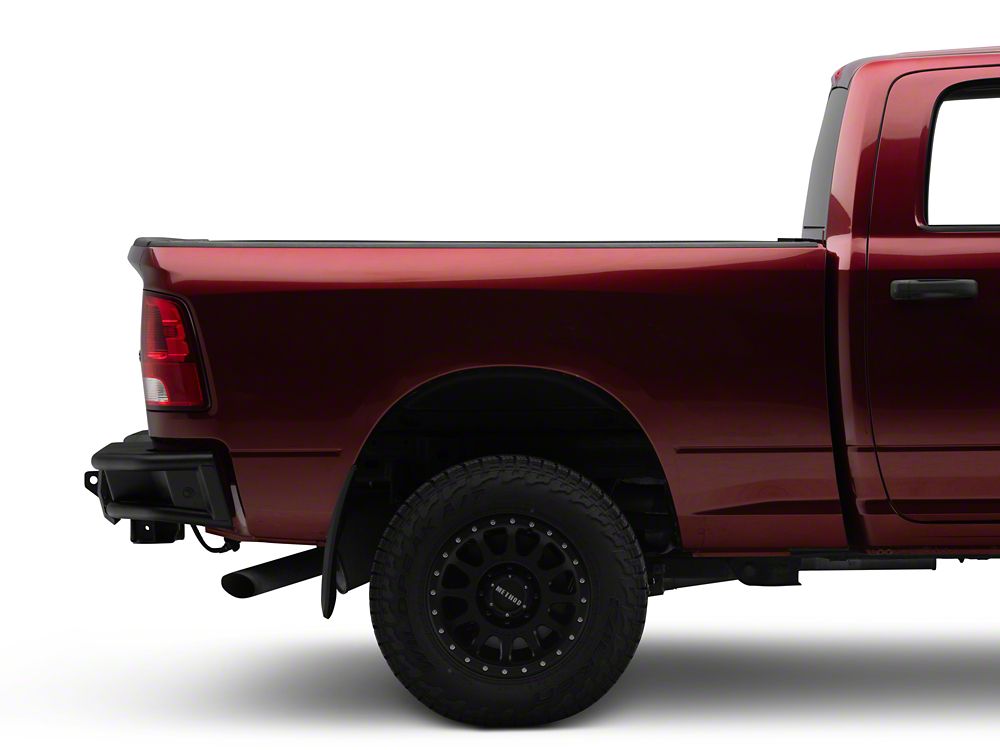 Barricade HD4 Tubular Rear Bumper with LED Fog Lights (10-18 RAM