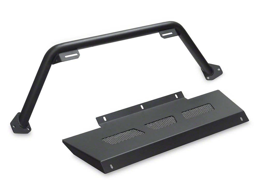 Barricade Skid Plate and Over Rider Hoop For HD4 Tubular Front Bumper with Winch Tray Only (19-26 RAM 2500)