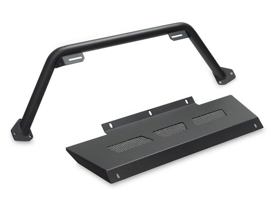 Barricade Skid Plate and Over Rider Hoop For HD4 Tubular Front Bumper with Winch Tray Only (19-26 RAM 2500)