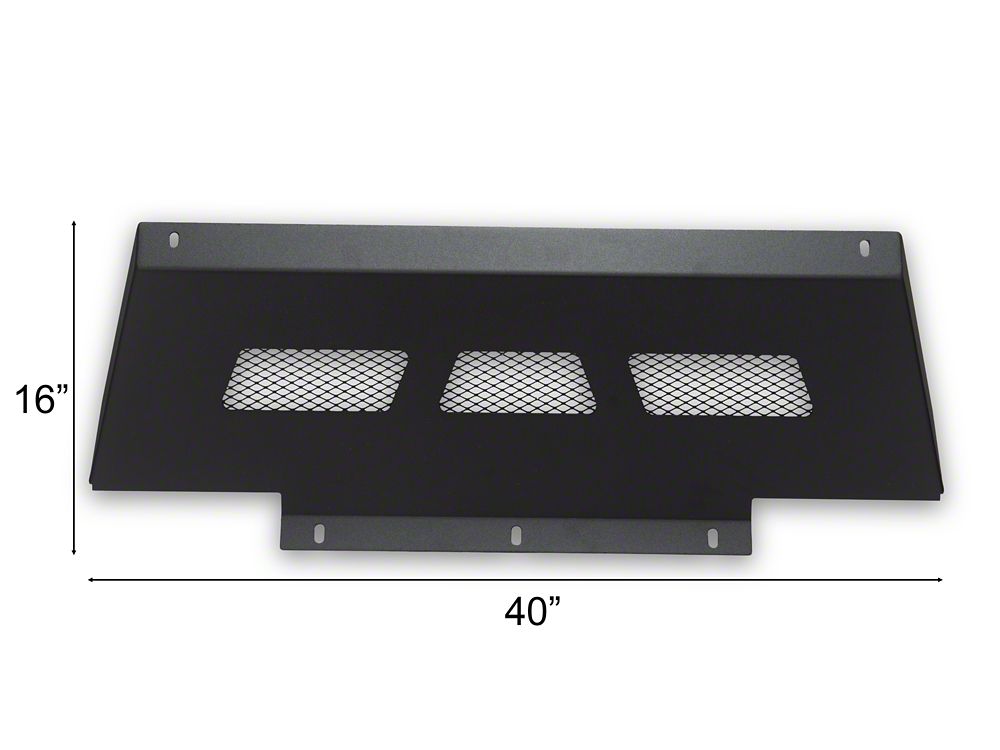 Barricade Skid Plate and Over Rider Hoop For HD4 Tubular Front Bumper with Winch Tray Only (19-26 RAM 2500)