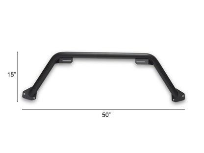 Barricade Skid Plate and Over Rider Hoop For HD4 Tubular Front Bumper with Winch Tray Only (19-26 RAM 2500)