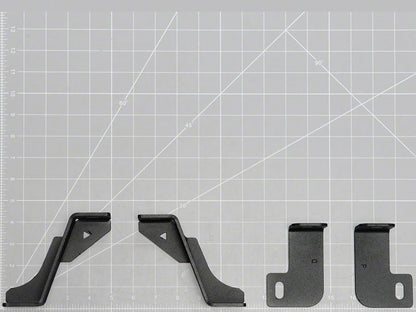 Barricade Skid Plate and Over Rider Hoop For HD4 Tubular Front Bumper with Winch Tray Only (19-26 RAM 2500)