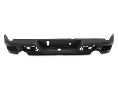 Barricade Extreme HD Rear Bumper with LED Spot Lights; Textured Black (10-24 RAM 2500)