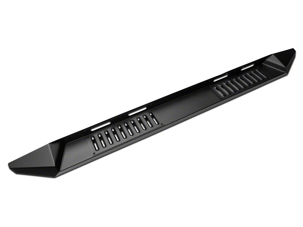 Barricade Steel Running Boards; Black (07-19 Silverado 2500 HD Crew Cab)