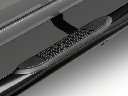 Barricade 3-Inch Side Step Bars; Black (20-25 Silverado 2500 HD Crew Cab)