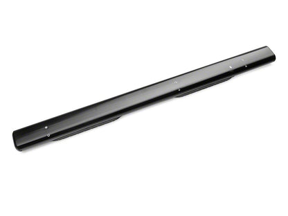 Barricade 6-Inch Oval Straight End Side Step Bars; Black (20-25 Silverado 2500 HD Double Cab)