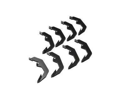 Barricade S6 Running Boards; Black (20-25 Silverado 2500 HD Crew Cab)
