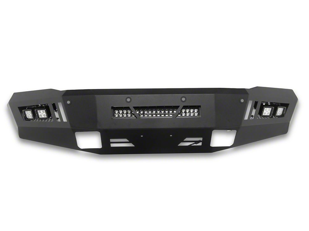 Barricade HD Front Bumper with LED Fog Lights and 20-Inch LED Light Bar (15-19 Silverado 2500 HD)